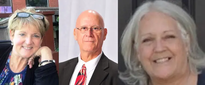 Sherri Carter, John Chamberlain, and Karen Cammer headshots